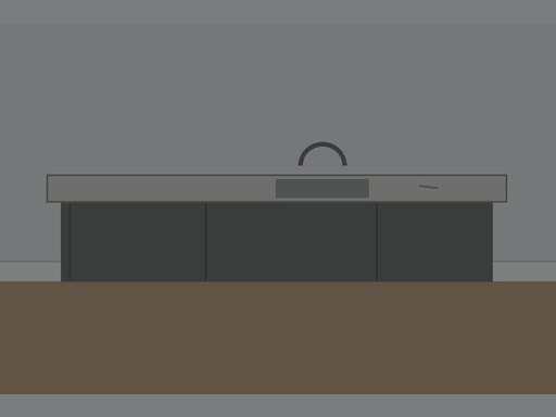 Pixel difference view for kitchen-counter-wide