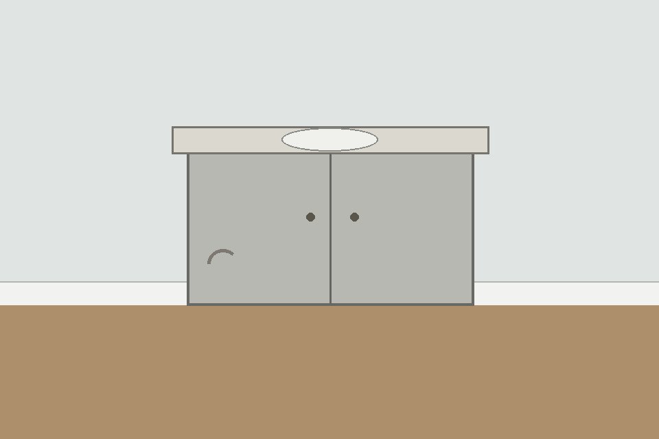 Move-in view for bathroom-vanity-front