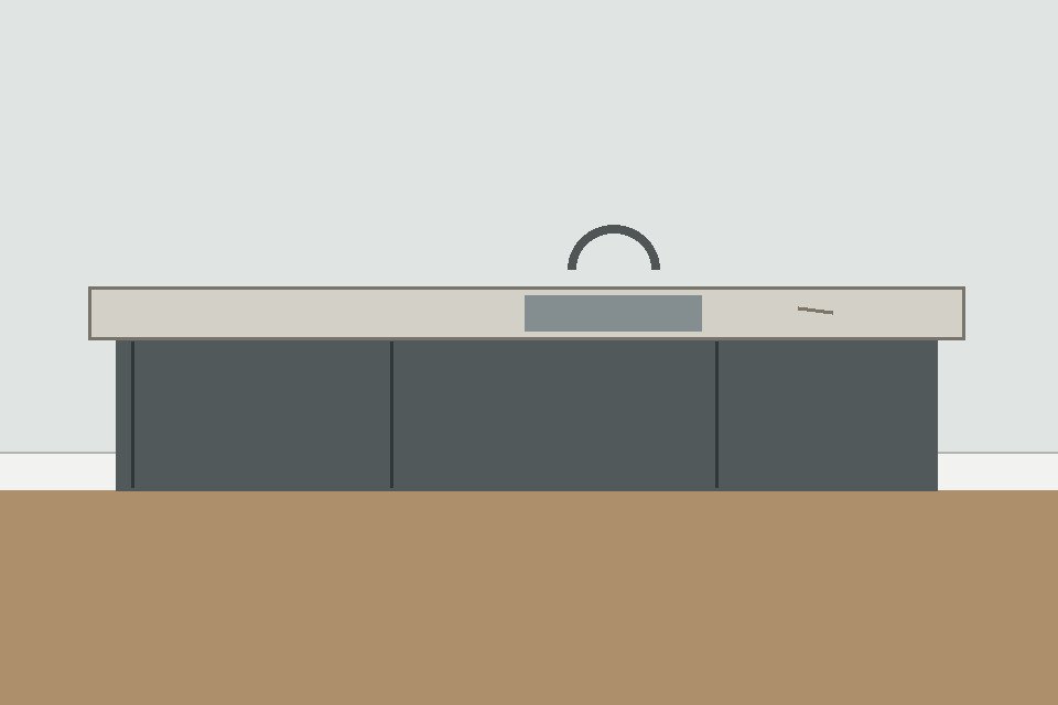 Move-in view for kitchen-counter-wide
