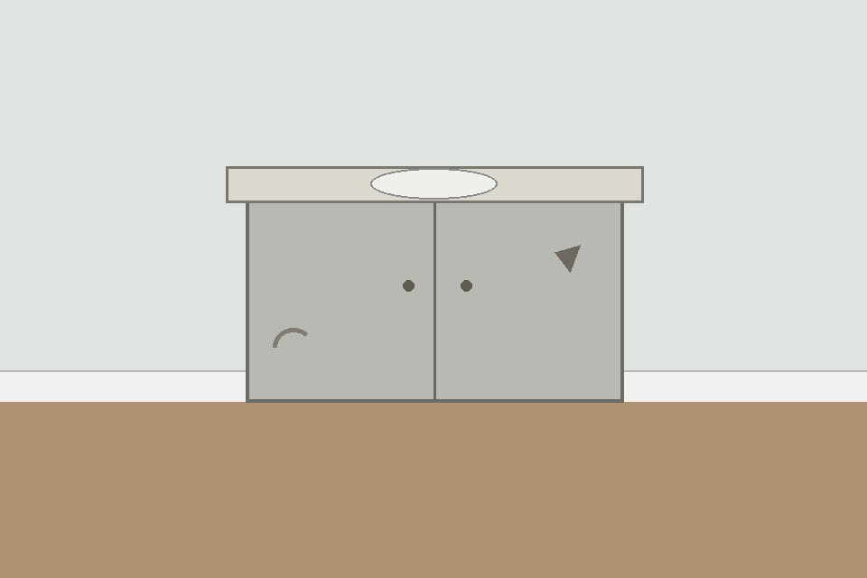 Move-out view for bathroom-vanity-front