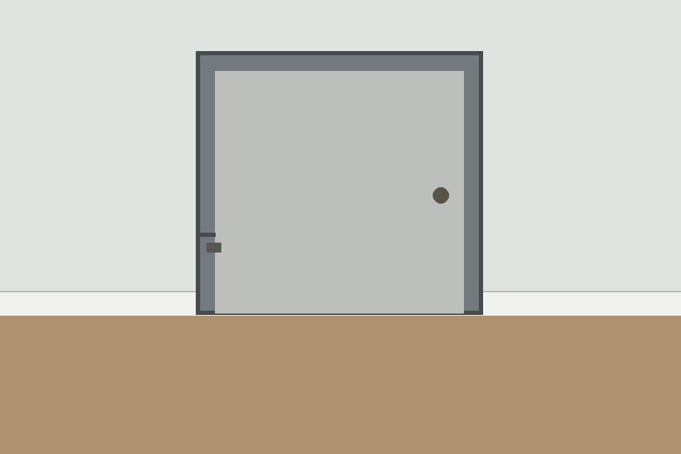 Move-out view for entry-door-wide