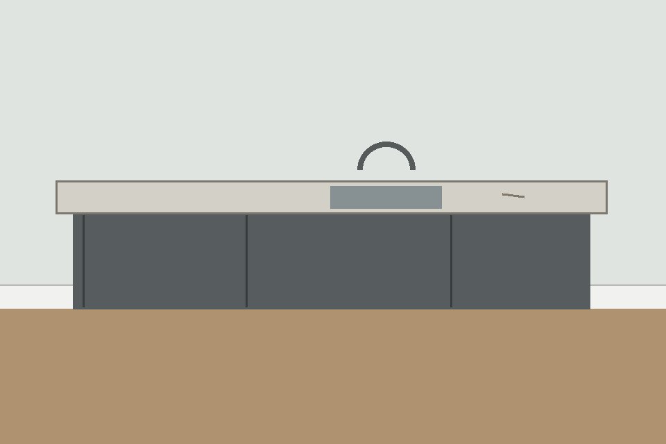 Move-out view for kitchen-counter-wide